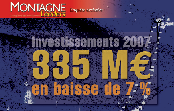 Enquête investissement - 2007
